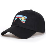 Dusk Sunset Embroidery Unisex Cap-Cap-MNTN Supply