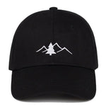 Mountain & Tree Embroidery Unisex Cap-Cap-MNTN Supply