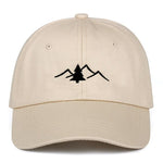 Mountain & Tree Embroidery Unisex Cap-Cap-MNTN Supply