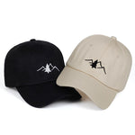 Mountain & Tree Embroidery Unisex Cap-Cap-MNTN Supply