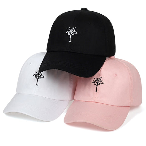 Tree Embroidery Unisex Cap-Cap-MNTN Supply