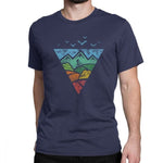 Bird And Mountain Bike Unisex T-Shirts-T-Shirt-MNTN Supply