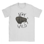 Stay Wild Bison Unisex T-Shirt-T-Shirt-MNTN Supply