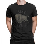 Stay Wild Bison Unisex T-Shirt-T-Shirt-MNTN Supply