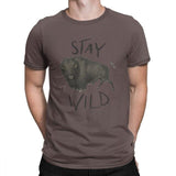 Stay Wild Bison Unisex T-Shirt-T-Shirt-MNTN Supply