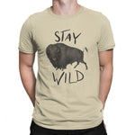 Stay Wild Bison Unisex T-Shirt-T-Shirt-MNTN Supply