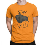 Stay Wild Bison Unisex T-Shirt-T-Shirt-MNTN Supply