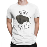 Stay Wild Bison Unisex T-Shirt-T-Shirt-MNTN Supply