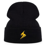 Lightning Embroidery Unisex Beanie-Beanie-MNTN Supply