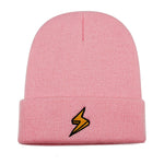 Lightning Embroidery Unisex Beanie-Beanie-MNTN Supply