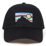 Dusk Sunset Embroidery Unisex Cap-Cap-MNTN Supply