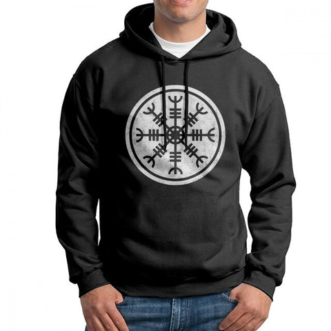 Viking Helm Of Awe Valhalla Unisex Hoodie-Hoodie-MNTN Supply