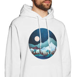 Moon & Mountains Unisex Hoodie-Hoodie-MNTN Supply