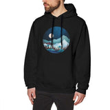 Moon & Mountains Unisex Hoodie-Hoodie-MNTN Supply