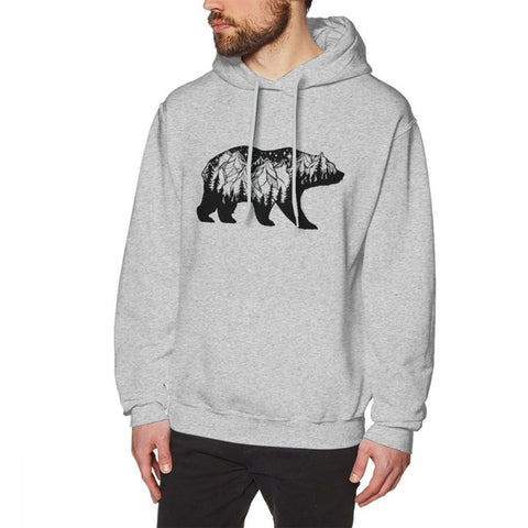 Wanderlust Bear Unisex Hoodie-Hoodie-MNTN Supply