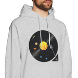Solar System Vinyl Record Unisex Hoodie-Hoodie-MNTN Supply